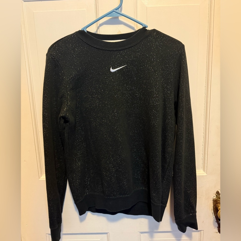 Nike Black Top with White Swoosh